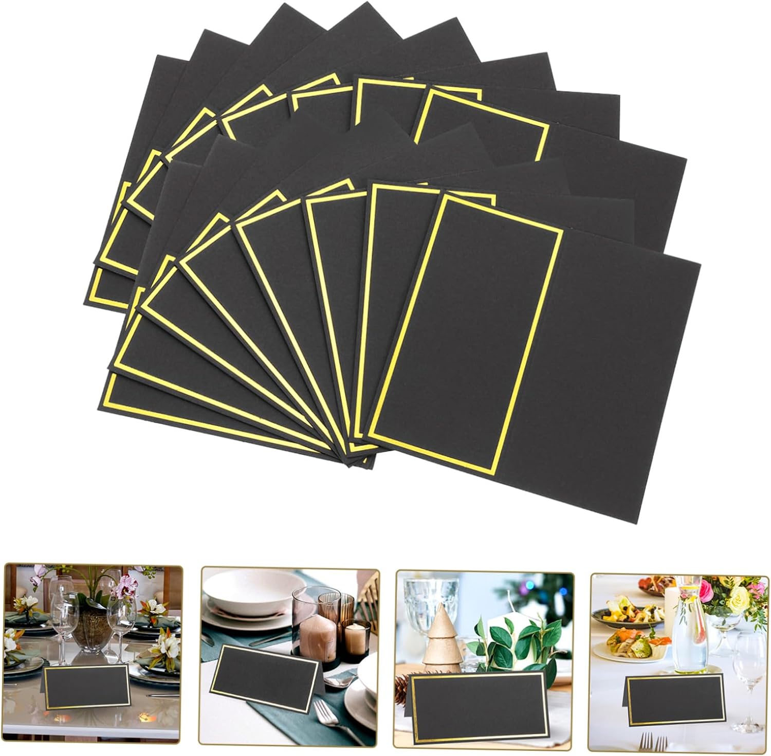 Table Number Gold - Carte de Place avec nom en