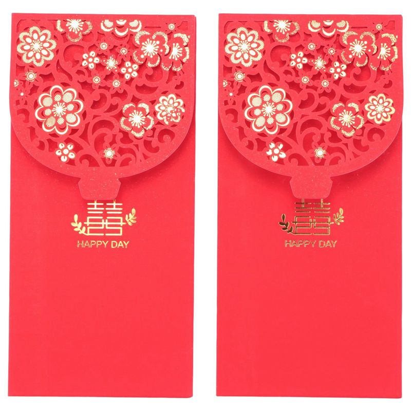 ABZC-60PCS Enveloppes rouges c - Wedding Envelopes avis et prix